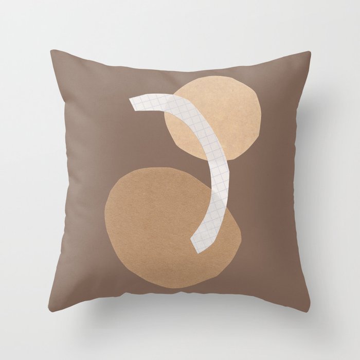 Three Shapes #4 Throw Pillow Gallery Image 6