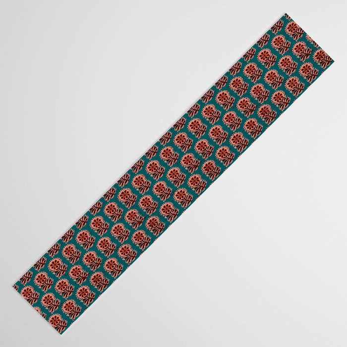 MACHA TEAL COSMOS Table Runner Gallery Image 3