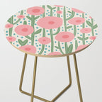 Flower Market Amsterdam Retro Scandi Spring Print Side Table Gallery Image 2