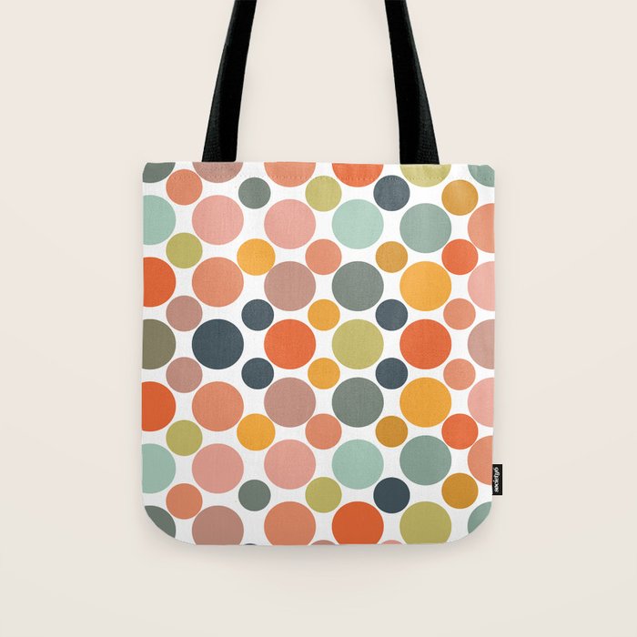 Cheerful Polka Dots  Tote Bag Gallery Image 1