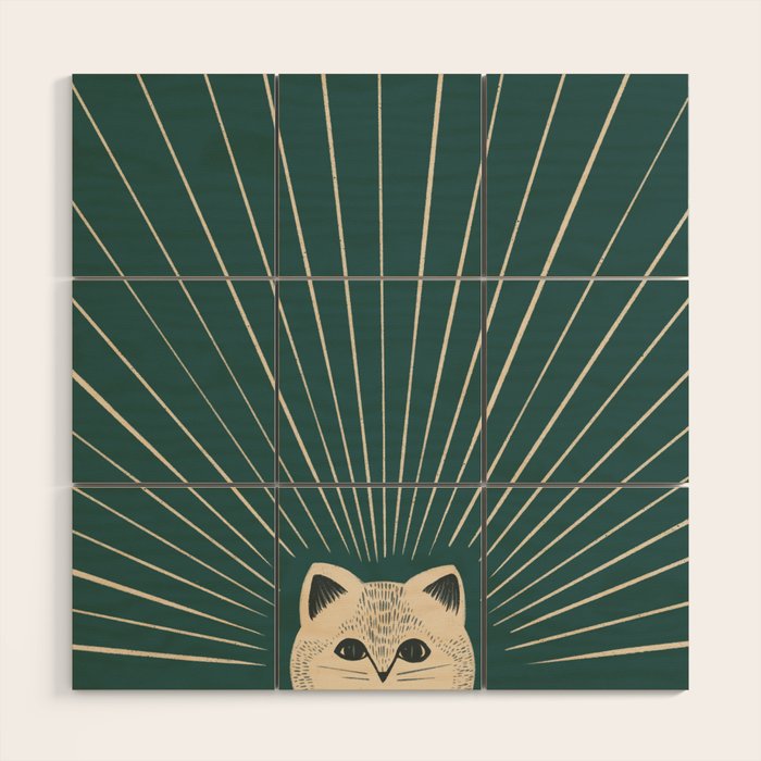 Good Morning son - Kitty Wood Wall Art Gallery Image 1
