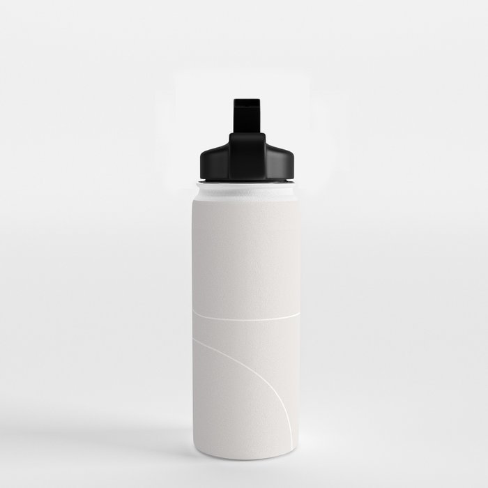 Modern Minimal Line Abstract XLIII Water Bottle Gallery Image 2