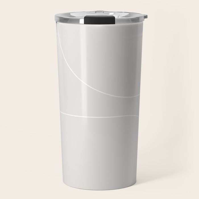 Modern Minimal Line Abstract XLIII Travel Mug Gallery Image 1
