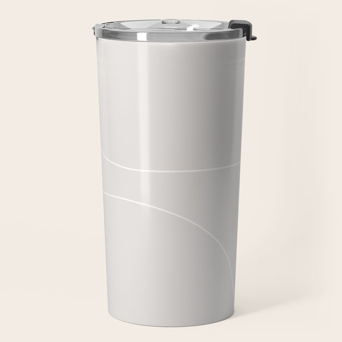 Modern Minimal Line Abstract XLIII Travel Mug Gallery Image 2