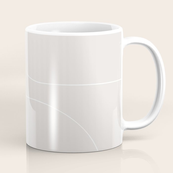 Modern Minimal Line Abstract XLIII Coffee Mug Gallery Image 1