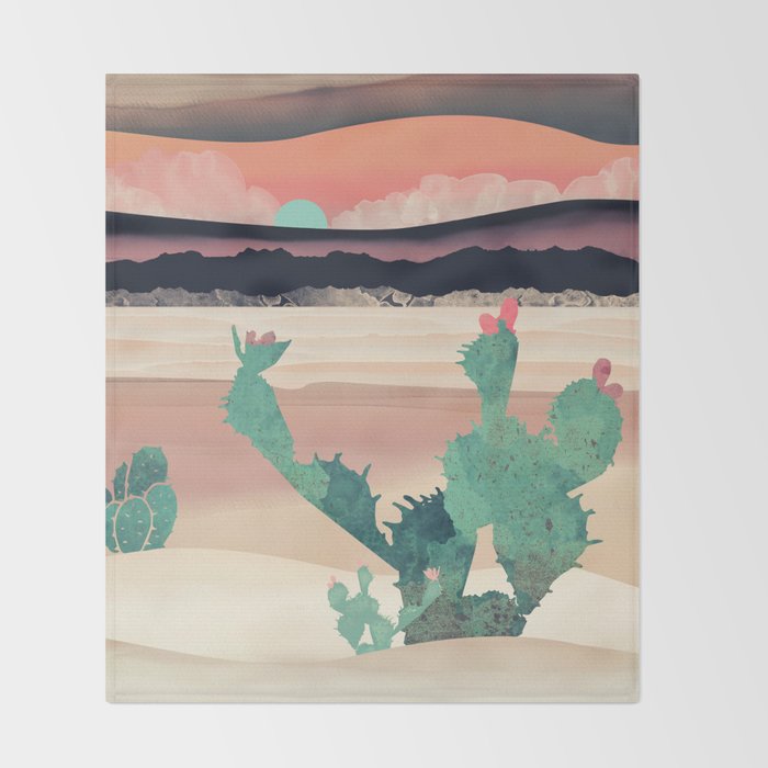 Desert Dawn Throw Blanket Gallery Image 2