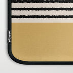 Texture - Black Stripes Gold Laptop Sleeve Gallery Image 3
