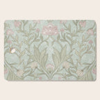 Ivy Morris Sage Green Floral Damask with Climbing Vines Cutting Board Gallery Image 1