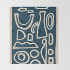 Abstract Shapes 38/9a3 Throw Blanket Gallery Image 2