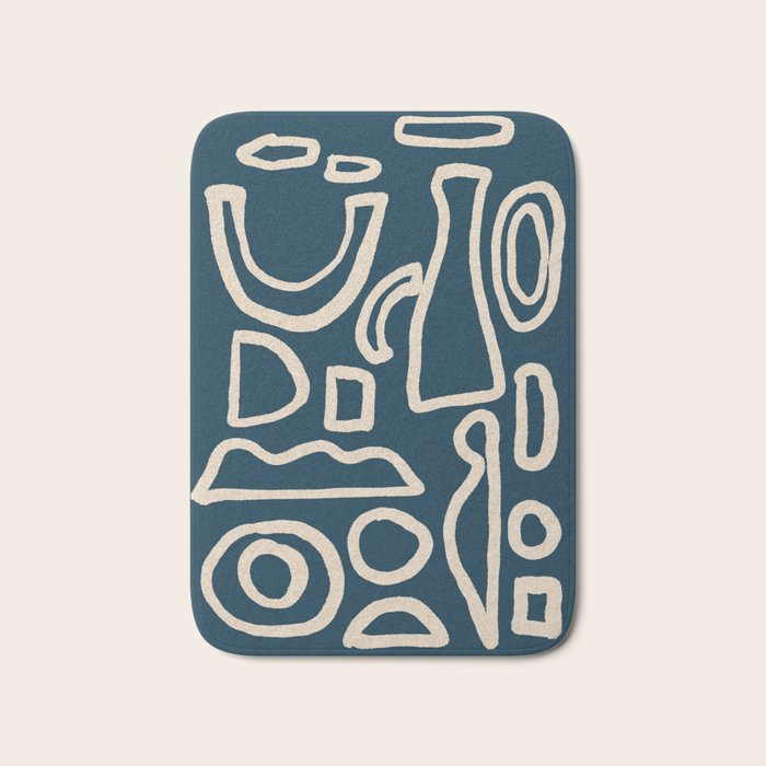 Abstract Shapes 38/9a3 Bath Mat Gallery Image 1