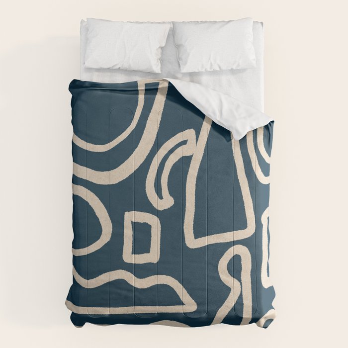 Abstract Shapes 38/9a3 Comforter Gallery Image 1