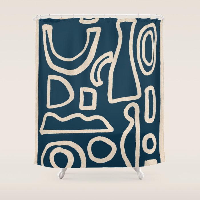 Abstract Shapes 38/9a3 Shower Curtain Gallery Image 1