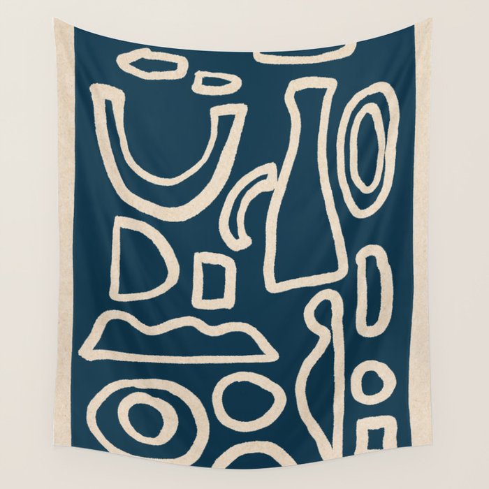 Abstract Shapes 38/9a3 Wall Tapestry Gallery Image 4
