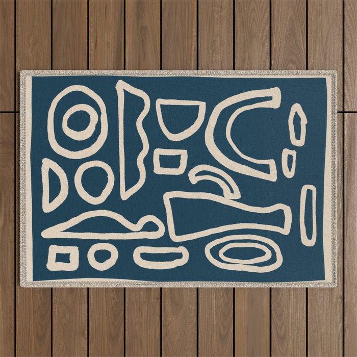 Abstract Shapes 38/9a3 Outdoor Rug Gallery Image 1