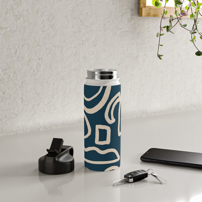 Abstract Shapes 38/9a3 Water Bottle Gallery Image 4