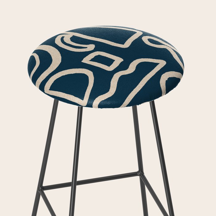 Abstract Shapes 38/9a3 Stool Gallery Image 2