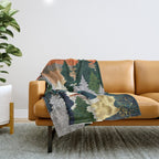 Amber Fox Throw Blanket Gallery Image 1