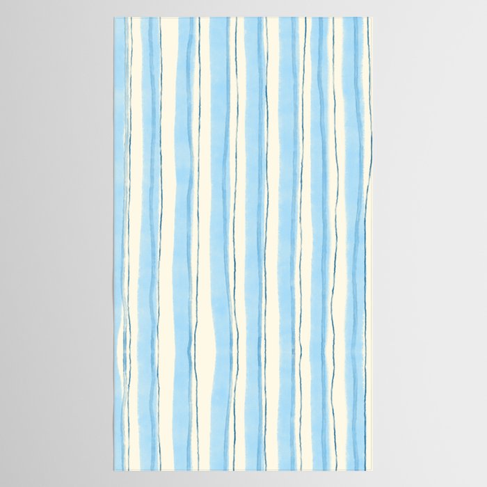 Azul Stripes Tablecloth Gallery Image 2