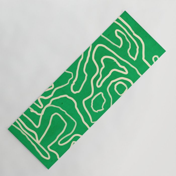 Abstract line art 151 Yoga Mat Gallery Image 1