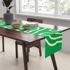 Abstract line art 151 Table Runner Gallery Image 2