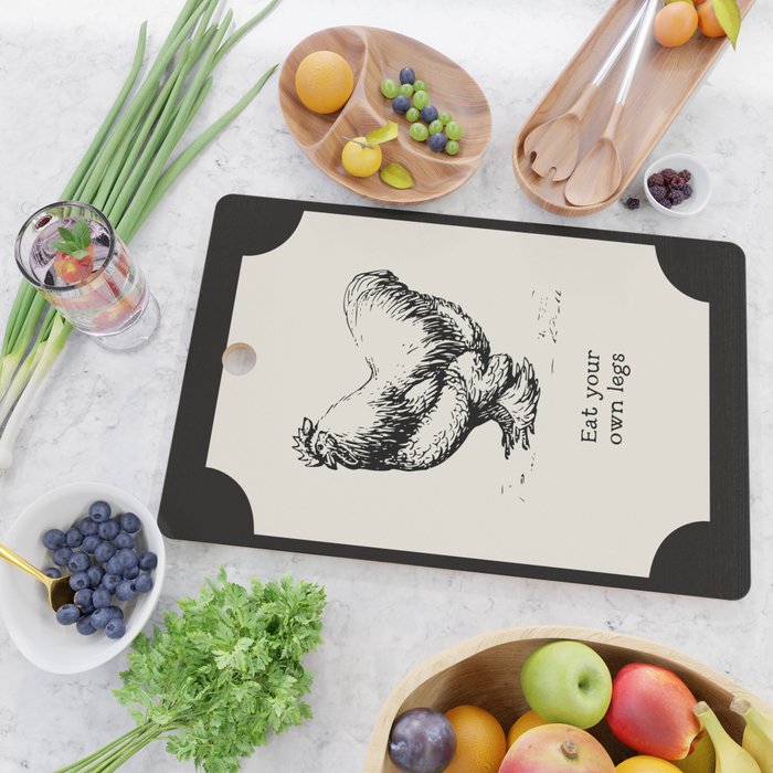 Eat Your Own Legs Cutting Board Gallery Image 2