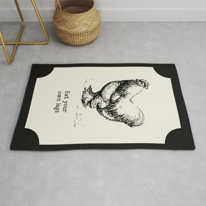 Eat Your Own Legs Rug Gallery Image 1