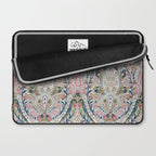 Pink Blue Green Leaf Flower Paisley Laptop Sleeve Gallery Image 2
