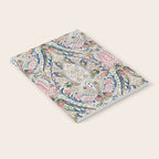 Pink Blue Green Leaf Flower Paisley Notebook Gallery Image 2