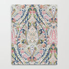 Pink Blue Green Leaf Flower Paisley Notebook Gallery Image 4