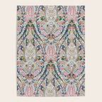 Pink Blue Green Leaf Flower Paisley Poster Gallery Image 4