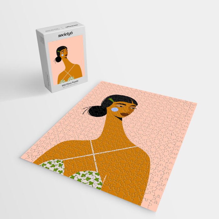 Green Hair Clip Jigsaw Puzzle Gallery Image 2