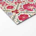 Kermina Suzani South West Uzbekistan Embroidery Print Welcome Mat Gallery Image 2