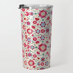 Kermina Suzani South West Uzbekistan Embroidery Print Travel Mug Gallery Image 3