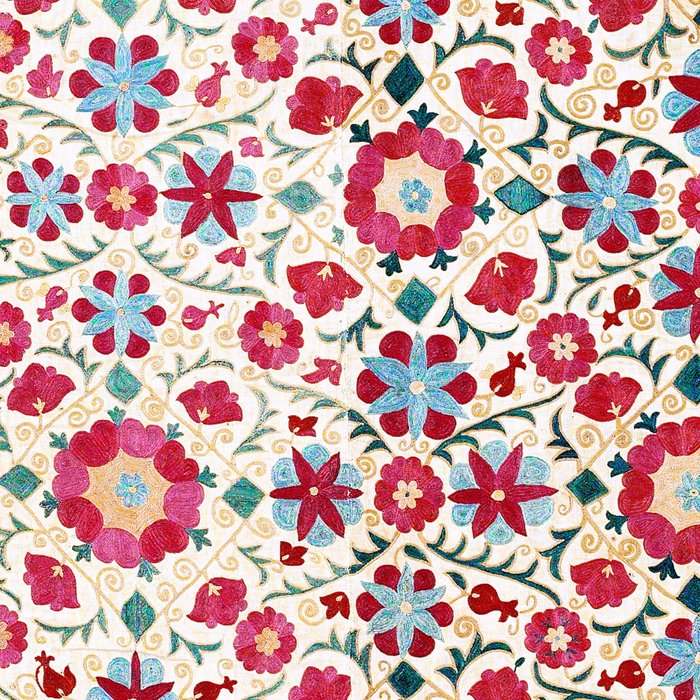 Kermina Suzani South West Uzbekistan Embroidery Print Coffee Mug Gallery Image 2