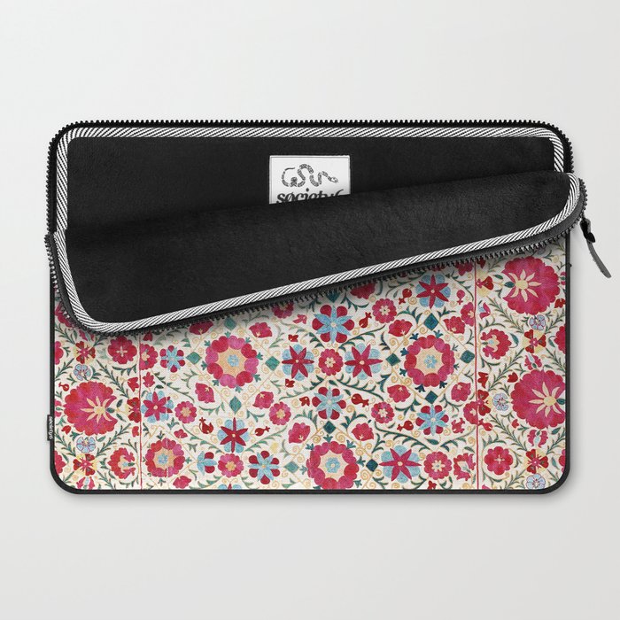 Kermina Suzani South West Uzbekistan Embroidery Print Laptop Sleeve Gallery Image 2