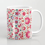 Kermina Suzani South West Uzbekistan Embroidery Print Coffee Mug Gallery Image 1