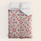 Kermina Suzani South West Uzbekistan Embroidery Print Duvet Cover Gallery Image 6