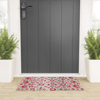 Kermina Suzani South West Uzbekistan Embroidery Print Welcome Mat Gallery Image 3