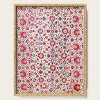 Kermina Suzani South West Uzbekistan Embroidery Print Serving Tray Gallery Image 1