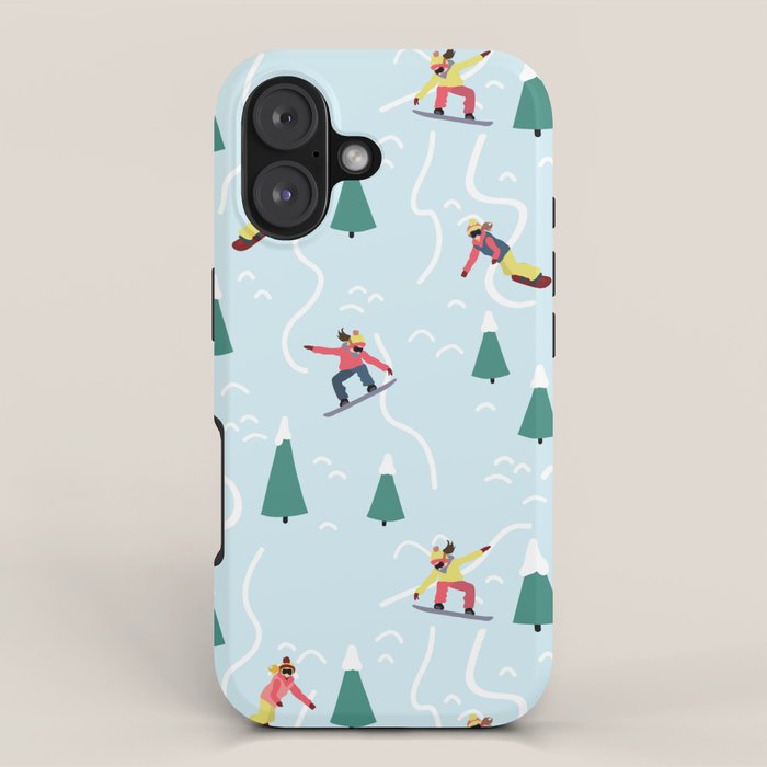 Snowboarding Girls iPhone Case Gallery Image 1