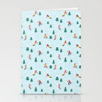 Snowboarding Girls Stationery Card Gallery Image 2