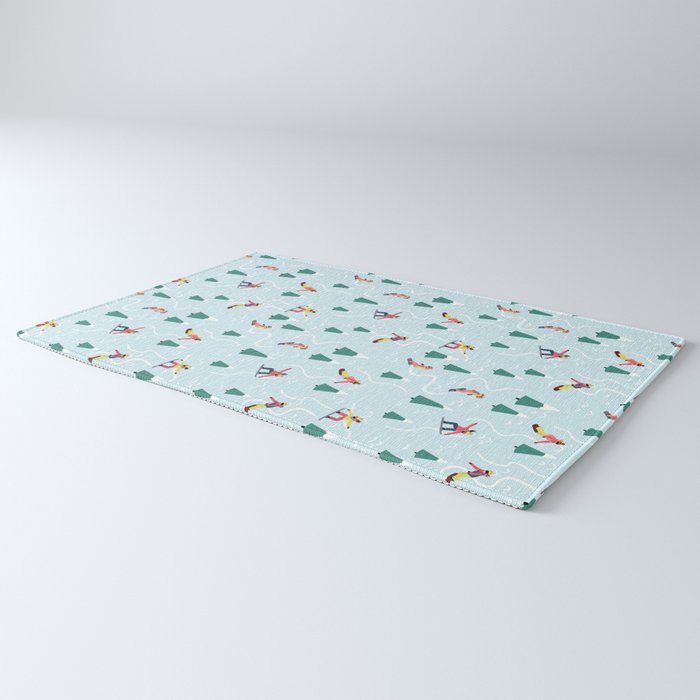 Snowboarding Girls Rug Gallery Image 3