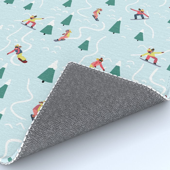 Snowboarding Girls Rug Gallery Image 4