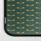 Dragonfly Pattern XVII Kelly Green Laptop Sleeve Gallery Image 3