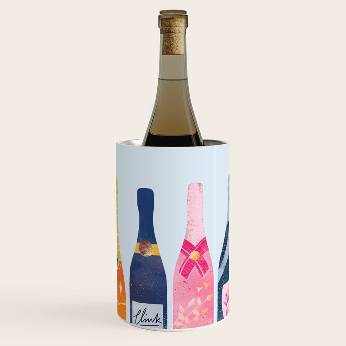 Champagne Bottles - Blue Ver. Wine Chiller Gallery Image 1