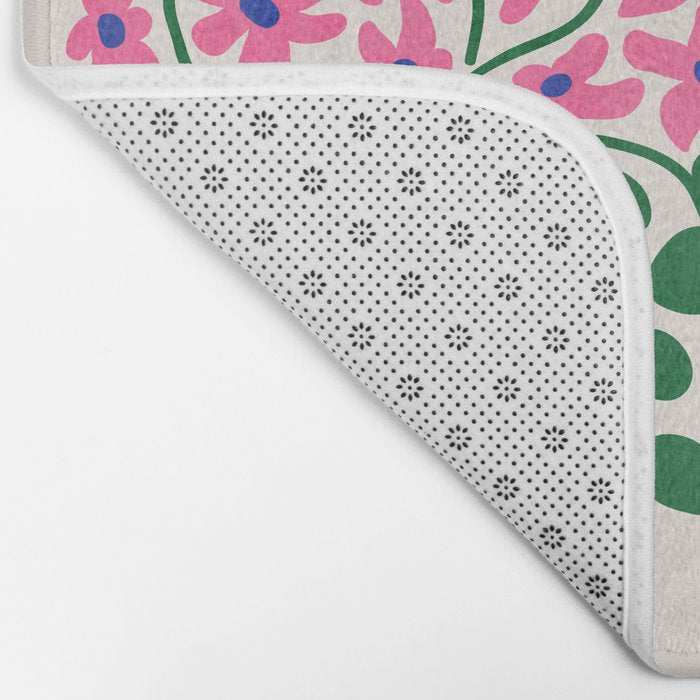 FOLIAGE 004: Lily & Orchid | Flower Market Bath Mat Gallery Image 2