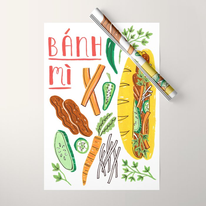 Banh Mi Wrapping Paper Gallery Image 1