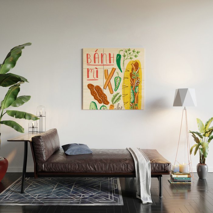 Banh Mi Wood Wall Art Gallery Image 2