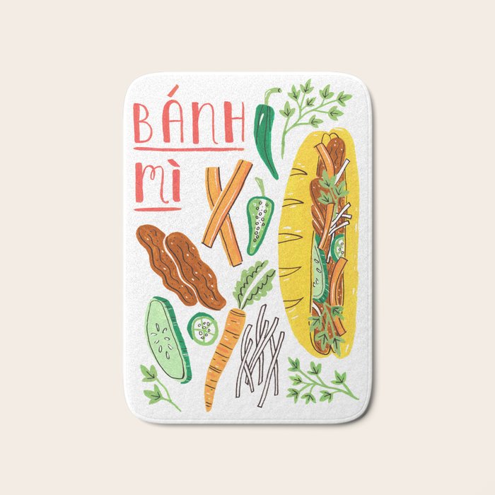 Banh Mi Bath Mat Gallery Image 1