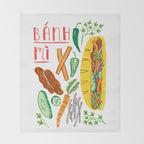 Banh Mi Throw Blanket Gallery Image 2